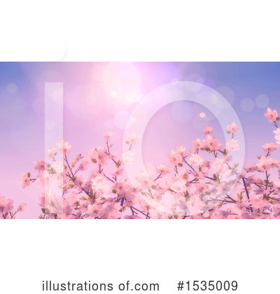 Cherry Tree Clipart #1535009 by KJ Pargeter
