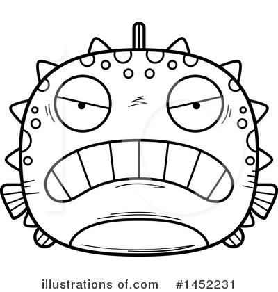 Royalty-Free (RF) Blowfish Clipart Illustration by Cory Thoman - Stock Sample #1452231