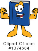 Blue Book Clipart #1374684 by Mascot Junction