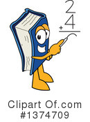 Blue Book Clipart #1374709 by Mascot Junction