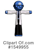 Blue Design Mascot Clipart #1549955 by Leo Blanchette
