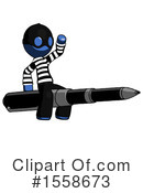 Blue Design Mascot Clipart #1558673 by Leo Blanchette