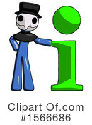 Blue Design Mascot Clipart #1566686 by Leo Blanchette