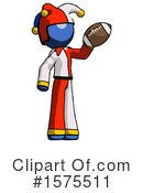 Blue Design Mascot Clipart #1575511 by Leo Blanchette