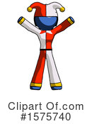 Blue Design Mascot Clipart #1575740 by Leo Blanchette