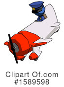 Blue Design Mascot Clipart #1589598 by Leo Blanchette
