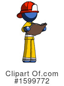 Blue Design Mascot Clipart #1599772 by Leo Blanchette