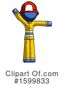 Blue Design Mascot Clipart #1599833 by Leo Blanchette