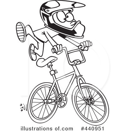 Royalty-Free (RF) Bmx Clipart Illustration by toonaday - Stock Sample #440951