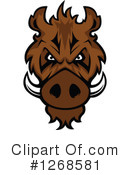 Boar Clipart #1268581 by Vector Tradition SM