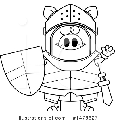 Boar Knight Clipart #1478627 by Cory Thoman