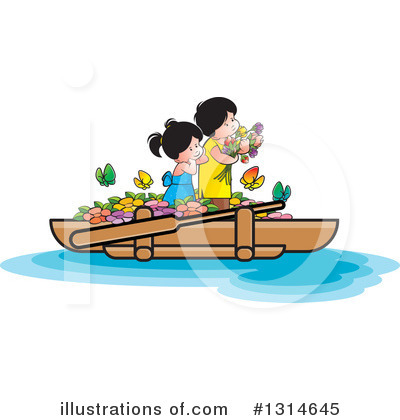 Boating Clipart #1314645 by Lal Perera