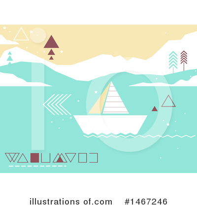 Sailboat Clipart #1467246 by BNP Design Studio