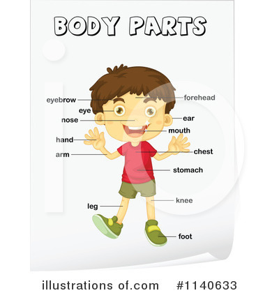 Body Parts Clipart #1140633 - Illustration by Graphics RF