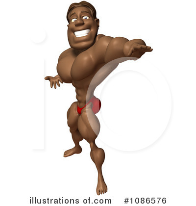 Bodybuilding Clipart #1189291 - Illustration by Julos