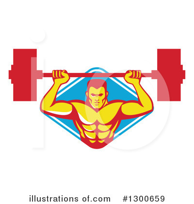 Strongman Clipart #1300659 by patrimonio