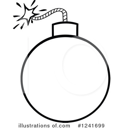 Royalty-Free (RF) Bomb Clipart Illustration by Hit Toon - Stock Sample #1241699