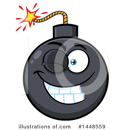 Royalty-Free (RF) Bomb Clipart Illustration by Hit Toon - Stock Sample #1448559