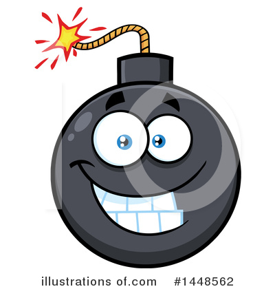 Royalty-Free (RF) Bomb Clipart Illustration by Hit Toon - Stock Sample #1448562