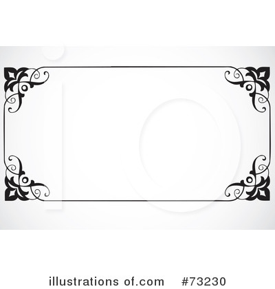 Royalty-Free (RF) Border Clipart Illustration by BestVector - Stock Sample #73230