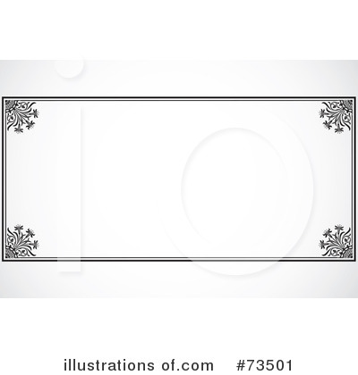 Royalty-Free (RF) Border Clipart Illustration by BestVector - Stock Sample #73501