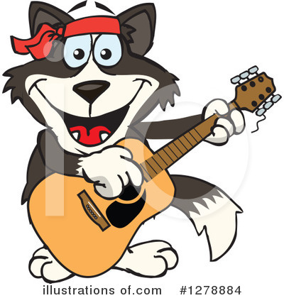 Collie Clipart #1278884 by Dennis Holmes Designs