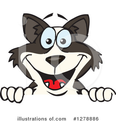 Collie Clipart #1278886 by Dennis Holmes Designs