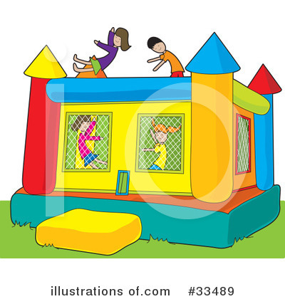 Bouncy House Clipart #33489 by Maria Bell