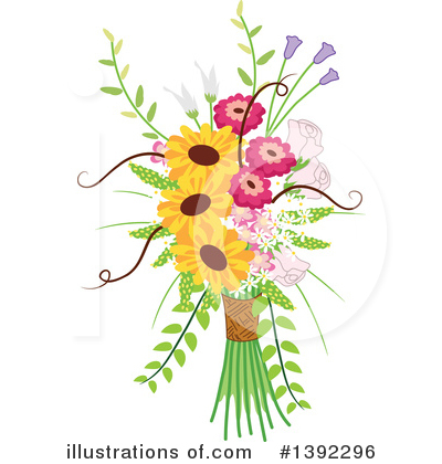 Bouquet Clipart #1392296 by BNP Design Studio