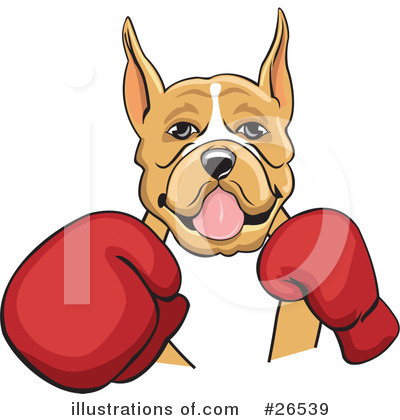 Royalty-Free (RF) Boxer Dog Clipart Illustration by David Rey - Stock Sample #26539