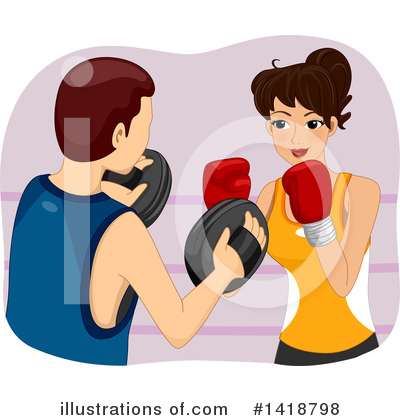 Royalty-Free (RF) Boxing Clipart Illustration by BNP Design Studio - Stock Sample #1418798