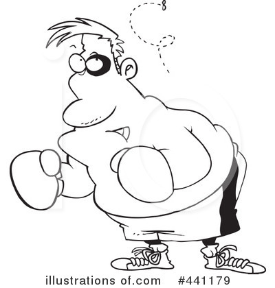 Royalty-Free (RF) Boxing Clipart Illustration by toonaday - Stock Sample #441179