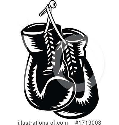 Royalty-Free (RF) Boxing Gloves Clipart Illustration by patrimonio - Stock Sample #1719003
