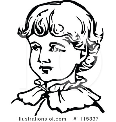 Royalty-Free (RF) Boy Clipart Illustration by Prawny Vintage - Stock Sample #1115337