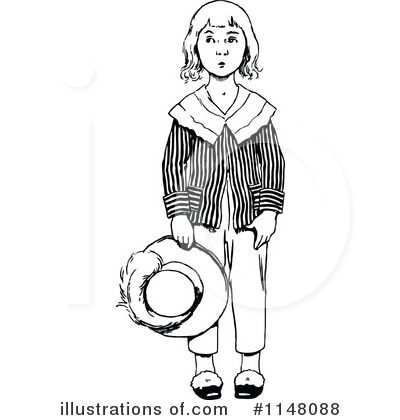 Royalty-Free (RF) Boy Clipart Illustration by Prawny Vintage - Stock Sample #1148088