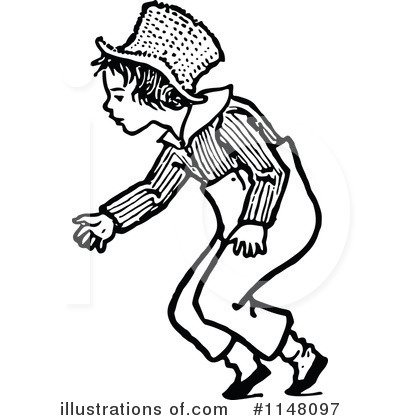 Royalty-Free (RF) Boy Clipart Illustration by Prawny Vintage - Stock Sample #1148097