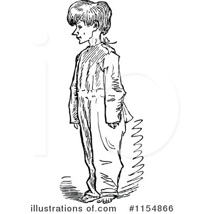 Royalty-Free (RF) Boy Clipart Illustration by Prawny Vintage - Stock Sample #1154866