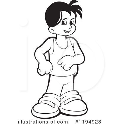 Royalty-Free (RF) Boy Clipart Illustration by Lal Perera - Stock Sample #1194928