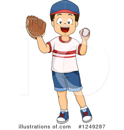 Baseball Mitt Clipart #1249287 by BNP Design Studio