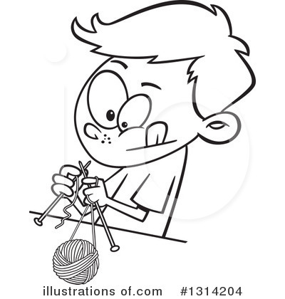 Royalty-Free (RF) Boy Clipart Illustration by toonaday - Stock Sample #1314204