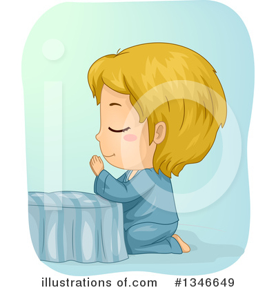 Praying Clipart #1346649 by BNP Design Studio