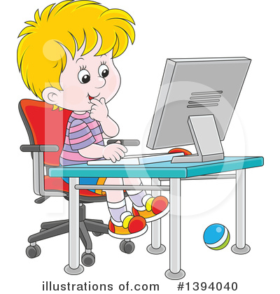 Computers Clipart #1394040 by Alex Bannykh