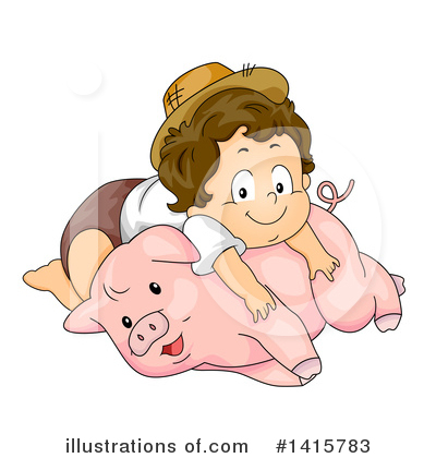 Pigs Clipart #1415783 by BNP Design Studio