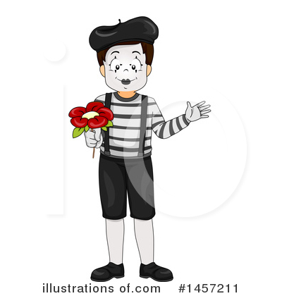 Mime Clipart #1457211 by BNP Design Studio