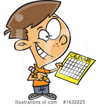 Calendar Clipart #1632225 by toonaday