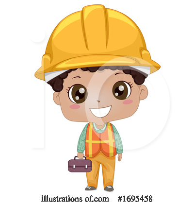 Construction Worker Clipart #1695458 by BNP Design Studio