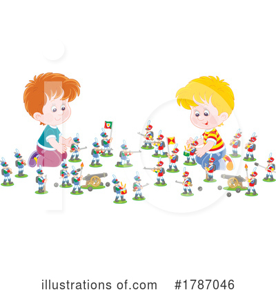 Playing Clipart #1787046 by Alex Bannykh