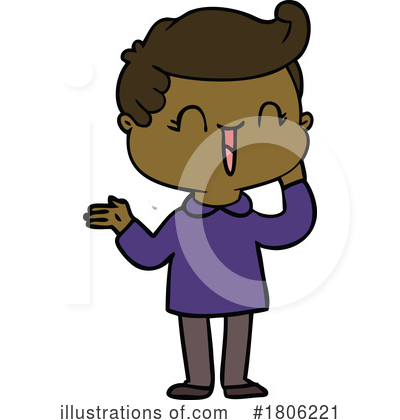 Black Boy Clipart #1806221 by lineartestpilot