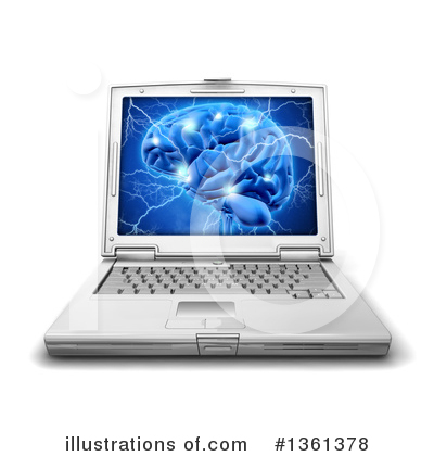 Laptop Clipart #1361378 by KJ Pargeter