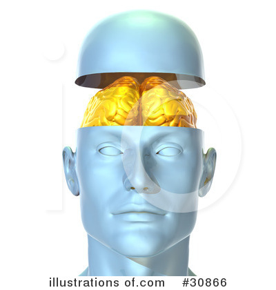 Royalty-Free (RF) Brain Clipart Illustration by Tonis Pan - Stock Sample #30866